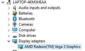 Radeon shops vega mobile gfx drivers download