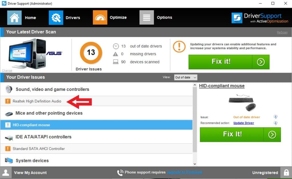 Realtek High Definition Audio drivers