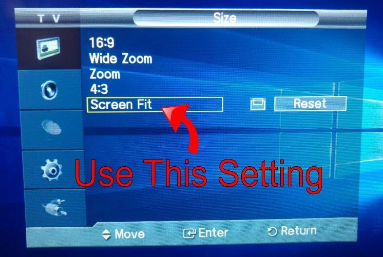 Fixing Resolution of HDMI Output on PC
